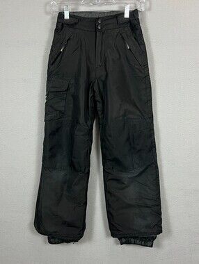 Champion Youth M 8-10 Black Insulated Snow Pants Ski Cargo